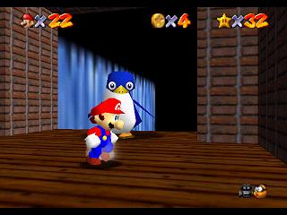 Super Mario 64 (n64 mini, Switch et DS) -  - Course du pingouin