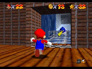 Super Mario 64 (n64 mini, Switch et DS) -  - Course du pingouin