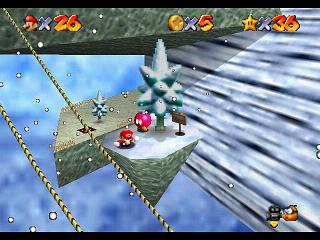 Super Mario 64 (n64 mini, Switch et DS) -  - Rebonds sur les murs