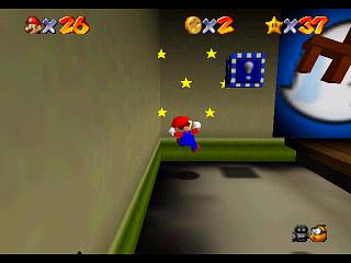 Super Mario 64 sur N64 - Niveau 5 : Big Boo's Haunt - Pièces et généralités