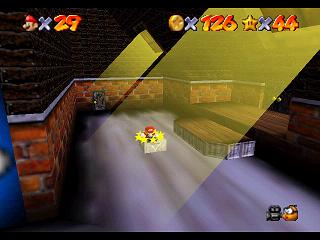 Super Mario 64 sur N64 - Niveau 5 : Big Boo's Haunt - Pièces et généralités