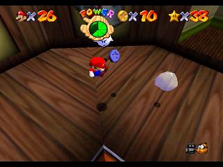Super Mario 64 sur N64 - Niveau 5 : Big Boo's Haunt - Pièces et généralités