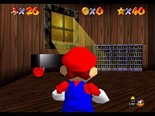 Super Mario 64 sur N64 - Niveau 5 : Big Boo's Haunt - Pièces et généralités