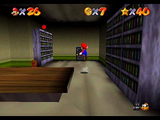 Super Mario 64 sur N64 - Niveau 5 : Big Boo's Haunt - Pièces et généralités