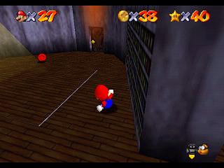 Super Mario 64 sur N64 - Niveau 5 : Big Boo's Haunt - Pièces et généralités
