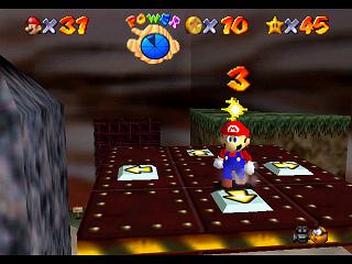 Super Mario 64 sur N64 - Niveau 6 : Hazy Maze Cave - Pièces et généralités Super Mario 64 sur N64 - Niveau 6 : Hazy Maze Cave - Pièces et généralités