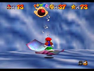 Super Mario 64 sur N64 - Niveau 9 : Affreux bassin - Pièces et généralités Super Mario 64 sur N64 - Niveau 9 : Affreux bassin - Pièces et généralités