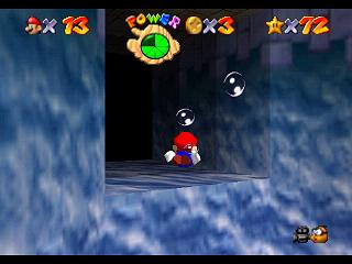 Super Mario 64 sur N64 - Niveau 9 : Affreux bassin - Pièces et généralités Super Mario 64 sur N64 - Niveau 9 : Affreux bassin - Pièces et généralités