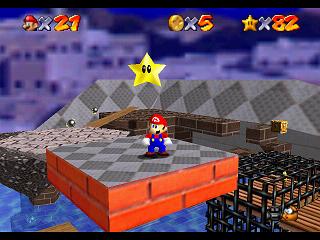 Super Mario 64 (n64 mini, Switch et DS) - - Sur les toits Super Mario 64 (n64 mini, Switch et DS) - - Sur les toits