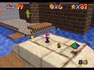 Super Mario 64 sur N64 - Niveau 11 : Wet-Dry World - Pièces et généralités