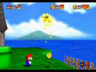 Super Mario 64 (N64 mini, Switch and DS) -  - Pluck the Piranha Flower
