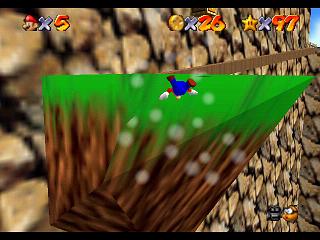 Super Mario 64 (N64 mini, Switch and DS) -  - The Tip Top of the Huge Island