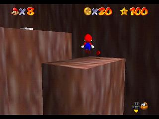 Super Mario 64 sur N64 - Niveau 13 : Ile Grands-Petits - Pièces et généralités Super Mario 64 sur N64 - Niveau 13 : Ile Grands-Petits - Pièces et généralités