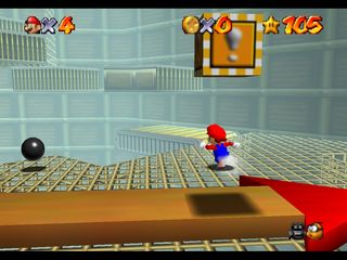 Super Mario 64 (N64 mini, Switch and DS) -  - Roll into the Cage