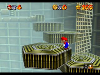 Super Mario 64 (N64 mini, Switch and DS) -  - Roll into the Cage
