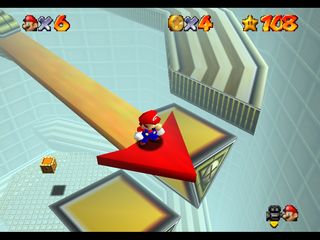 Super Mario 64 (N64 mini, Switch and DS) -  - Stomp on the Thwomp