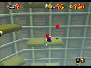 Super Mario 64 sur N64 - Niveau 14 : Tick Tock Clock - Pièces et généralités Super Mario 64 sur N64 - Niveau 14 : Tick Tock Clock - Pièces et généralités