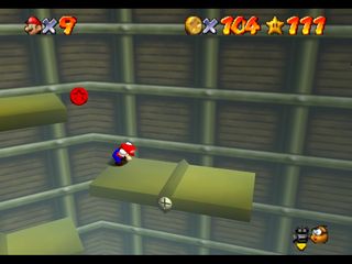 Super Mario 64 sur N64 - Niveau 14 : Tick Tock Clock - Pièces et généralités Super Mario 64 sur N64 - Niveau 14 : Tick Tock Clock - Pièces et généralités