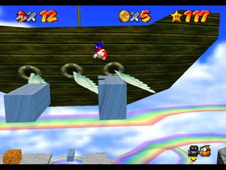 Super Mario 64 (n64 mini, Switch et DS) - - Schau dir den Regenbogen an! Super Mario 64 (n64 mini, Switch et DS) - - Schau dir den Regenbogen an!