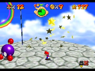 Super Mario 64 (n64 mini, Switch et DS) - - Schau dir den Regenbogen an! Super Mario 64 (n64 mini, Switch et DS) - - Schau dir den Regenbogen an!