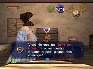 Zelda Ocarina Of Time : Les quarts de coeur (1/4 de coeurs)