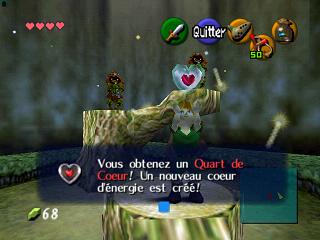 Zelda Ocarina Of Time : Les quarts de coeur (1/4 de coeurs)