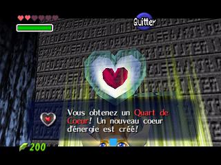 Zelda Ocarina Of Time : Les quarts de coeur (1/4 de coeurs)