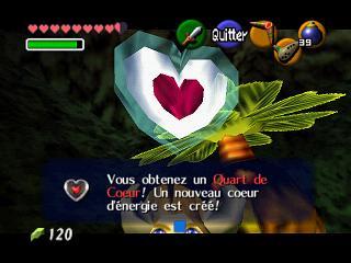 Zelda Ocarina Of Time : Les quarts de coeur (1/4 de coeurs)