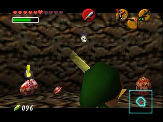 Zelda Ocarina Of Time Master Quest : মন্দিরে (ডানজনে) সোনালি স্কালটুলা