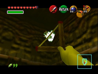 Zelda Ocarina Of Time Master Quest : মন্দিরে (ডানজনে) সোনালি স্কালটুলা