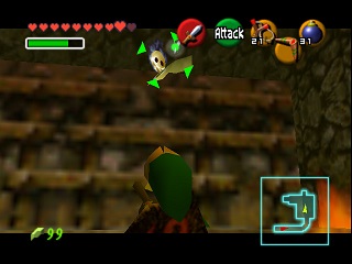 Zelda Ocarina Of Time Master Quest : মন্দিরে (ডানজনে) সোনালি স্কালটুলা