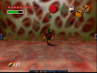 Zelda Ocarina Of Time Master Quest : মন্দিরে (ডানজনে) সোনালি স্কালটুলা