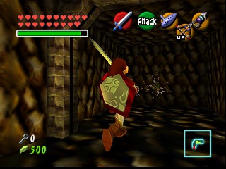 Zelda Ocarina Of Time Master Quest : মন্দিরে (ডানজনে) সোনালি স্কালটুলা