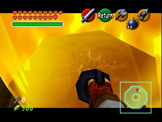 Zelda Ocarina Of Time Master Quest : মন্দিরে (ডানজনে) সোনালি স্কালটুলা
