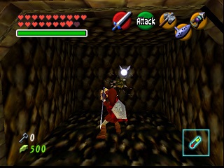 Zelda Ocarina Of Time Master Quest : মন্দিরে (ডানজনে) সোনালি স্কালটুলা