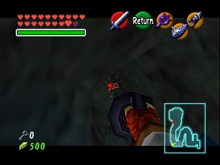 Zelda Ocarina Of Time Master Quest : মন্দিরে (ডানজনে) সোনালি স্কালটুলা