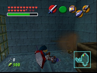 Zelda Ocarina Of Time Master Quest : মন্দিরে (ডানজনে) সোনালি স্কালটুলা