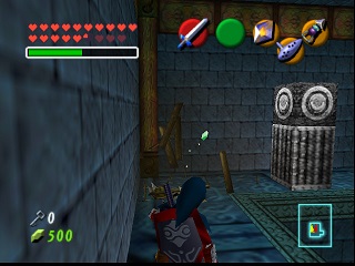 Zelda Ocarina Of Time Master Quest : মন্দিরে (ডানজনে) সোনালি স্কালটুলা