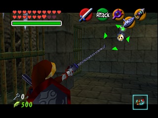 Zelda Ocarina Of Time Master Quest : মন্দিরে (ডানজনে) সোনালি স্কালটুলা