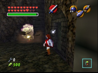 Zelda Ocarina Of Time Master Quest : মন্দিরে (ডানজনে) সোনালি স্কালটুলা
