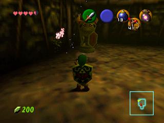 Zelda Ocarina Of Time : 神殿（地牢）中的黄金骷髅蜘蛛