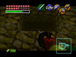 Zelda Ocarina Of Time : 神殿（地牢）中的黄金骷髅蜘蛛