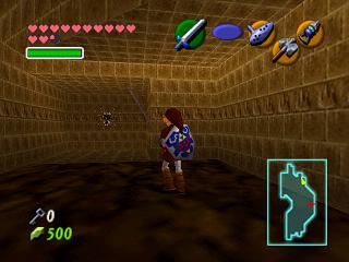 Zelda Ocarina Of Time : 神殿（地牢）中的黄金骷髅蜘蛛