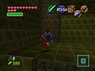 Zelda Ocarina Of Time : 神殿（地牢）中的黄金骷髅蜘蛛