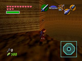 Zelda Ocarina Of Time : 神殿（地牢）中的黄金骷髅蜘蛛