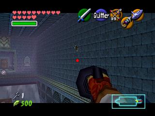 Zelda Ocarina Of Time : 神殿（地牢）中的黄金骷髅蜘蛛