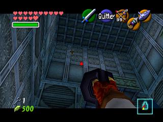 Zelda Ocarina Of Time : 神殿（地牢）中的黄金骷髅蜘蛛