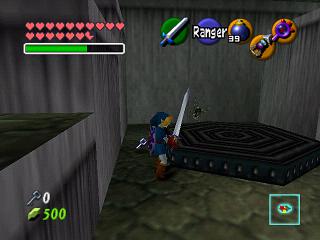 Zelda Ocarina Of Time : 神殿（地牢）中的黄金骷髅蜘蛛