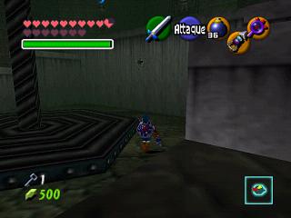 Zelda Ocarina Of Time : 神殿（地牢）中的黄金骷髅蜘蛛