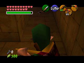 Zelda Ocarina Of Time : 神殿（地牢）中的黄金骷髅蜘蛛
